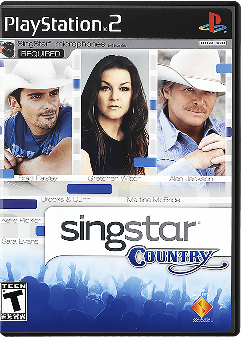 SingStar Country box art for Playstation 2